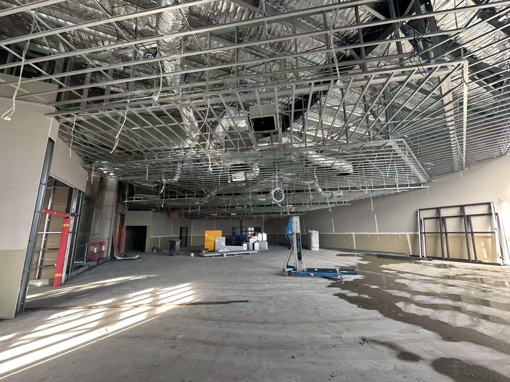 Australian commercial interior ceiling framing system installed by JC Interiors