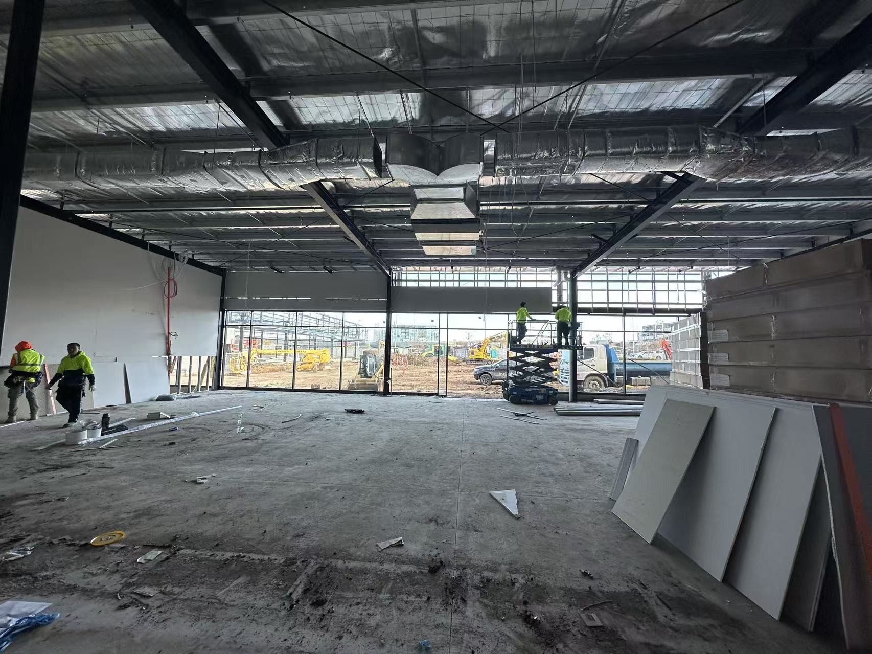 CS HUB — Warehouse + Office construction progress